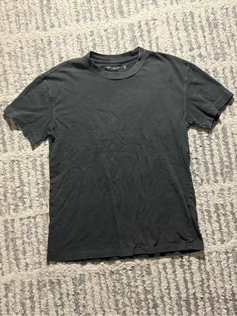 Abercrombie and fitch green gray short sleeve essential tee shirt size XS